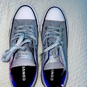 Grey converse. Perfect condition, never worn!